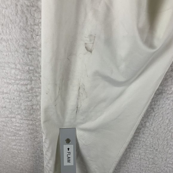 Nike Leggings Women's Large White Polyester Stretch Dri-Fit Softball‎ 6836 - Picture 12 of 15